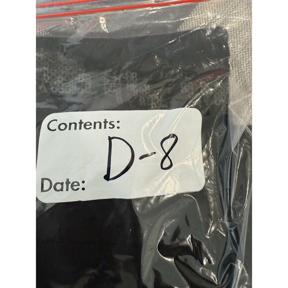 GUESS Black Bodycon Sequin Knit Mini Dress Sz XS Sequined Sleeveless - Picture 8 of 8